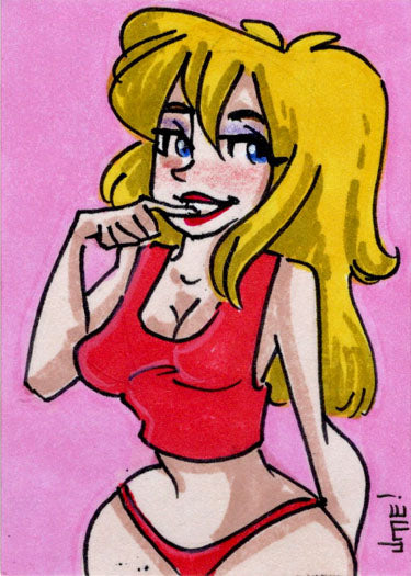 Cherry January 5finity 2023 Sketch Card Jme Foronda V2