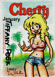 Cherry January 5finity 2023 Sketch Card Tiffany Peek