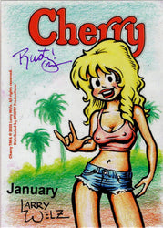 Cherry January 5finity 2023 Sketch Card Rusty Gilligan