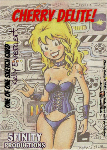 2022 5finity Cherry Delite Sketch Card Kelly Everaert