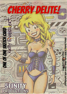 2022 5finity Cherry Delite Sketch Card Kelly Everaert
