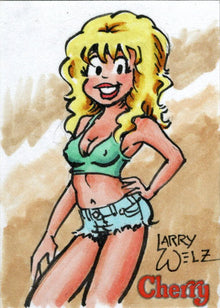 2022 5finity Cherry Delite Sketch Card Larry Welz