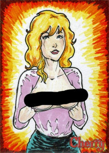 2022 5finity Cherry Delite Sketch Card Limuel Pinzon V2