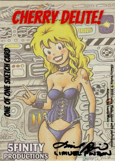 2022 5finity Cherry Delite Sketch Card Limuel Pinzon V2
