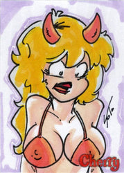 2022 5finity Cherry Delite Sketch Card Omar Soto V2