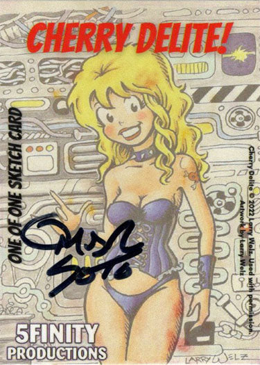 2022 5finity Cherry Delite Sketch Card Omar Soto V2