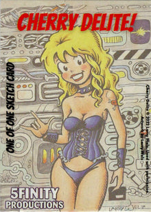 2022 5finity Cherry Delite Sketch Card Maryanne English-Betie