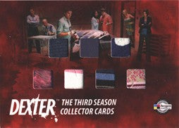 Dexter Season 3 D3-CI 7 Piece Dealer Incentive Costume Card