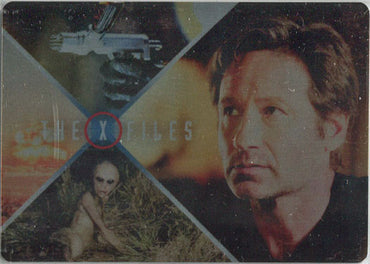 X-Files Season 10 & 11 Mulder Conspiracy Monologue Metal Card CM1