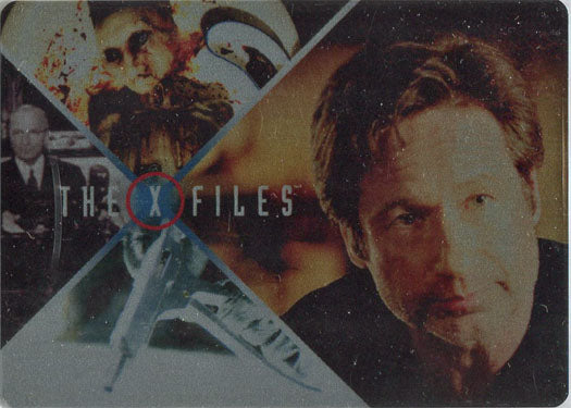 X-Files Season 10 & 11 Mulder Conspiracy Monologue Metal Card CM2