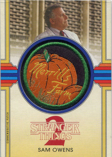 Stranger Things Season 2 Commemorative Patch Card CP-SOM Sam Owens