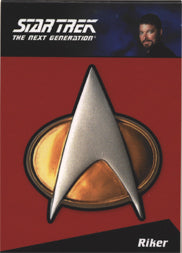Complete Star Trek TNG Series 1 CP3 Communicator Pin Card #283