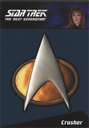 Complete Star Trek TNG Series 1 CP5 Communicator Pin Card #259