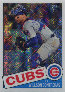 Topps Update Baseball 2020 Chrome Silver Card CPC-13 Willson Contreras