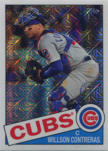 Topps Update Baseball 2020 Chrome Silver Card CPC-13 Willson Contreras