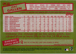 Topps Update Baseball 2020 Chrome Silver Card CPC-28 Zac Gallen