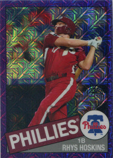 Topps Update Baseball 2020 Chrome Silver Purple Parallel Card CPC-4 Hoskins /75