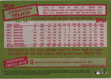 Topps Update Baseball 2020 Chrome Silver Gold Parallel Card CPC-50 C. Yelich /50