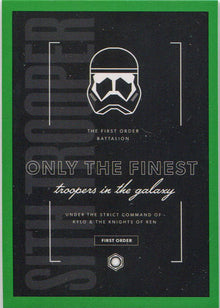 Star Wars Rise Skywalker Crush Resistance Green Parallel Card CR-7 089/299