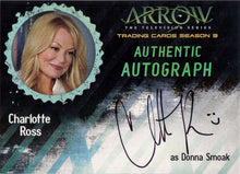 Arrow Season 3 Autograph Card CR Charlotte Ross as Donna Smoak