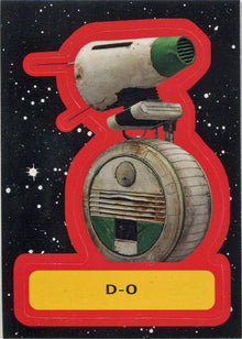 Star Wars Journey Rise Skywalker Sticker Card CS-11 D-O