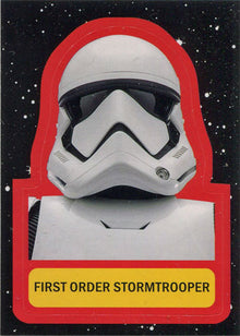 Star Wars Journey Rise Skywalker Sticker Card CS-14 First Order Stormtrooper