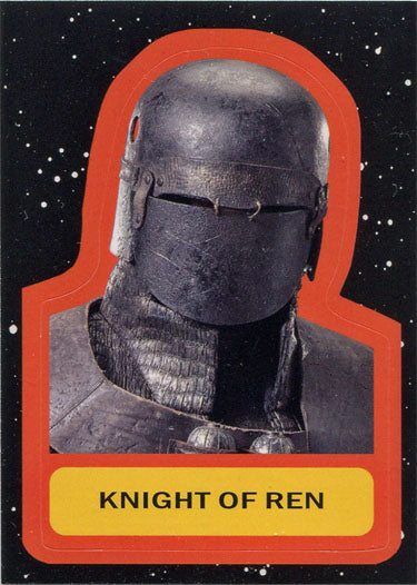 Star Wars Journey Rise Skywalker Sticker Card CS-16 Knight of Ren