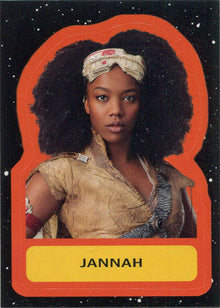 Star Wars Journey Rise Skywalker Sticker Card CS-7 Jannah