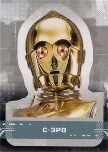 Star Wars Rise Skywalker Character Sticker Card CS-8 C-3PO
