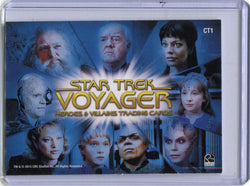 Star Trek Voyager Heroes & Villains Case Topper Card CT1