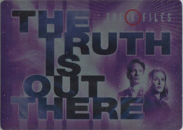 X-Files Season 10 & 11 Case Topper Metal Card CT1 The Truth Is Out There