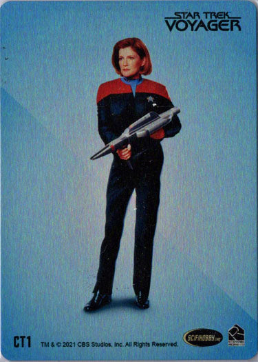 Women of Star Trek Art & Images Metal Case Topper Card CT1 Janeway