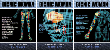 Complete Bionic Collection Box Topper Anatomical Damage 3 Card Set