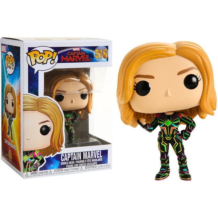 Funko Pop 516 Marvel Captain Marvel (Sun Damaged Box)