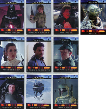 Star Wars ESB Illustrated The Mission: Capture Skywalker Complete 10 Card Set