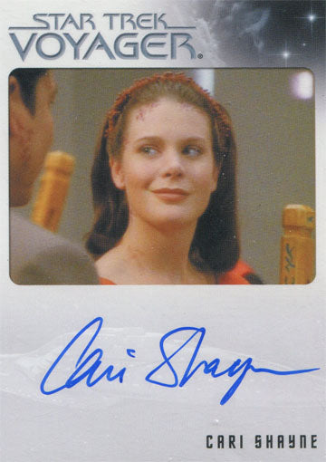 Star Trek Voyager Heroes & Villains Autograph Card Cari Shayne as Eliann