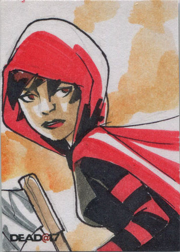 Dead@17 5finity Series 2 15th Anniversary Sketch Card by Andy Carreon