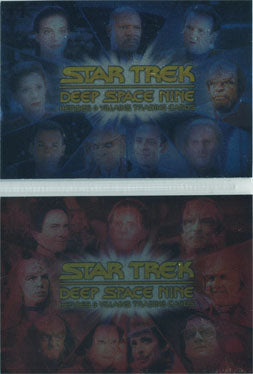 Star Trek DS9 Heroes & Villains Case Topper CT1 & CT2 Complete 2 Card Chase Set