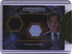 Stargate SG-1 Season 10 President Landry Dual Costume Card