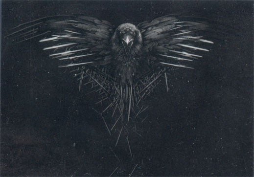 Game of Thrones Season 4 CT1 Embossed Raven Poster Card Case Topper