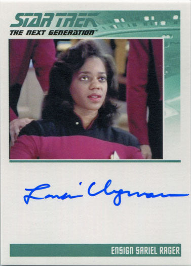 Star Trek TNG Portfolio Prints S2 Autograph Card Lanai Chapman as Sariel Rager