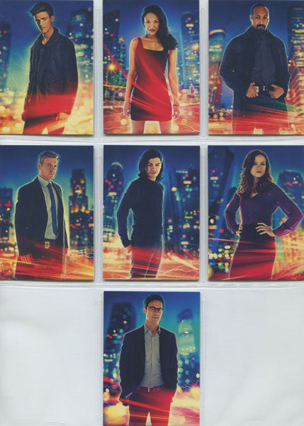Flash Season 1 Character Bios Complete 7 Card Chase Set