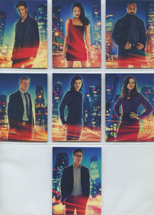 Flash Season 1 Character Bios Complete 7 Card Chase Set