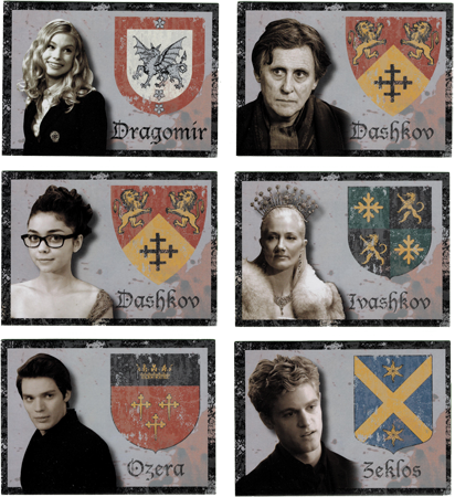 Vampire Academy Blood Sisters Character Crest Complete 6 Card Chase Set