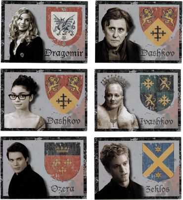 Vampire Academy Blood Sisters Character Crest Complete 6 Card Chase Set
