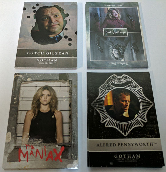 Gotham Season 2 Chase Card Set Rising Villians Bad Beautiful New Day Dark Maniax