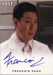 Lost Seasons 1 to 5 Autograph Card by Francois Chau