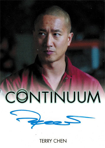 Continuum Seasons 1 and 2 Autograph Card Terry Chen as Curtis Chen