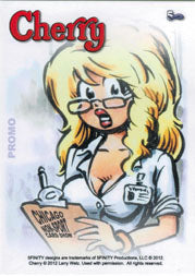 Larry Welz Cherry Chicago 2012 Promo Card