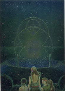 Mike Whelan II Other Worlds 1995 Chromium Chase Card 2 Songs Of Distant Earth
